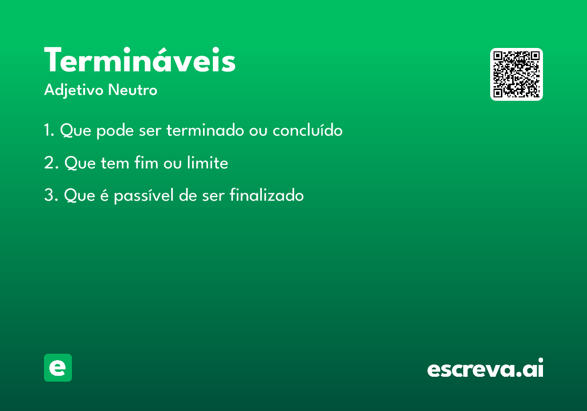 termináveis