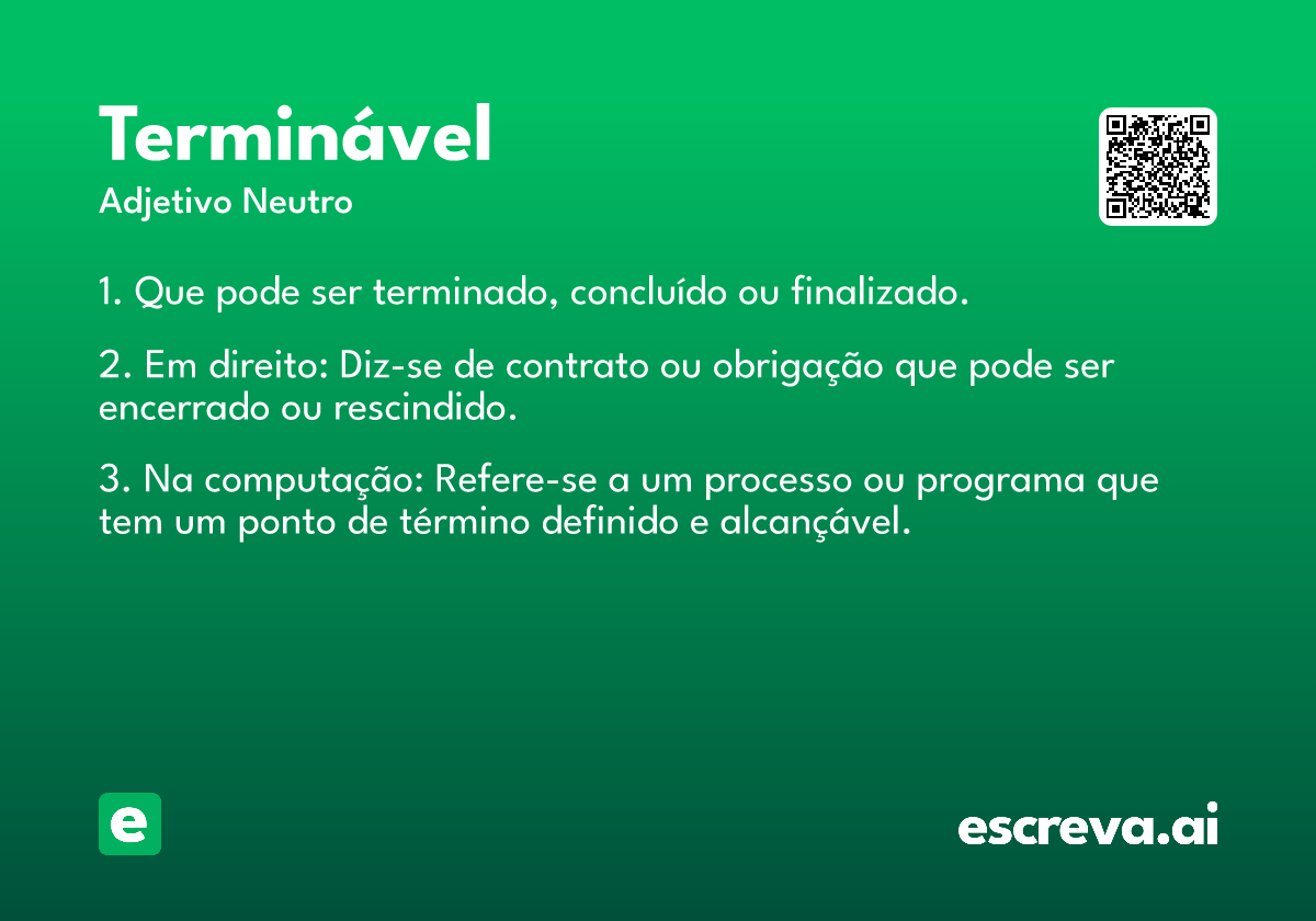 terminável