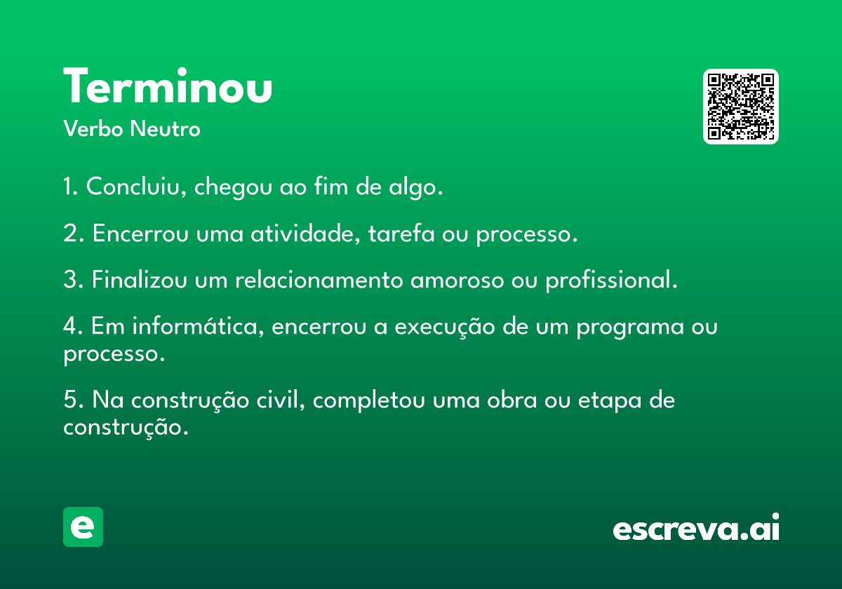 terminou