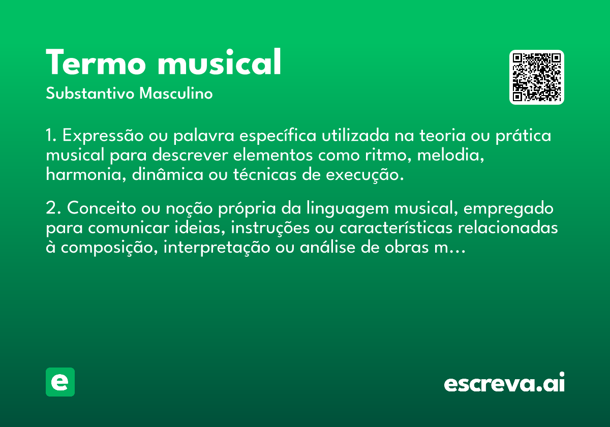 termo musical