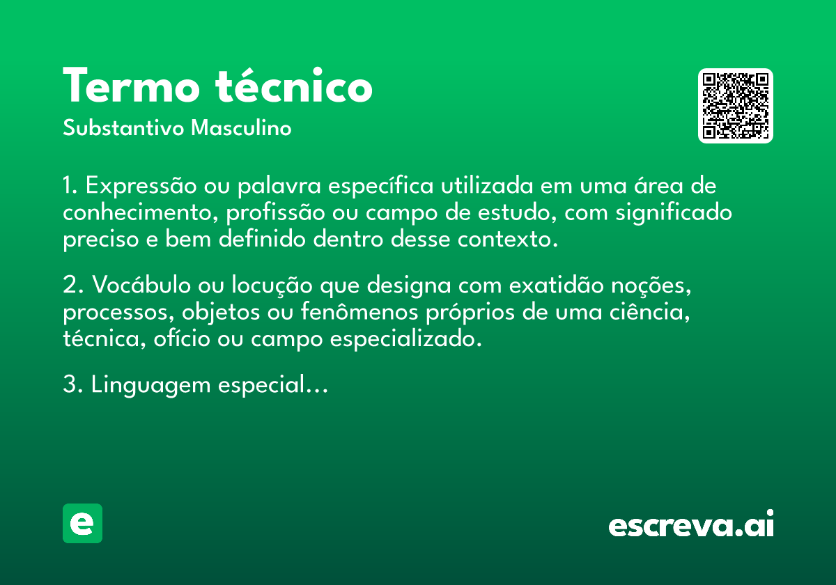 termo técnico