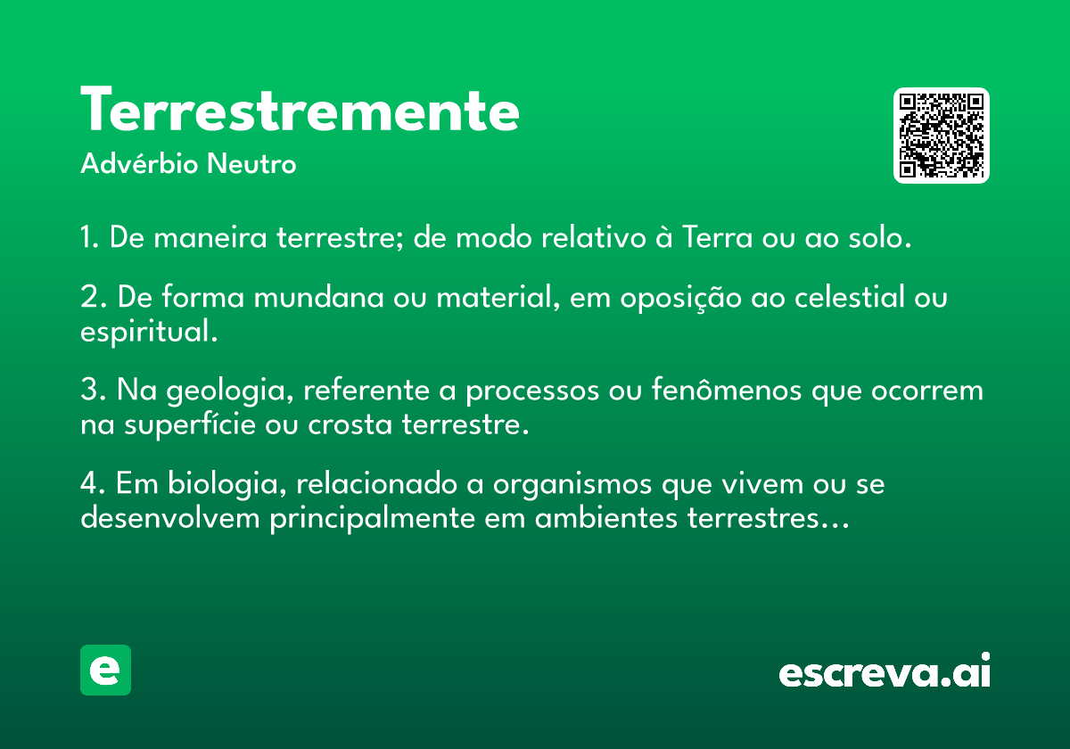terrestremente