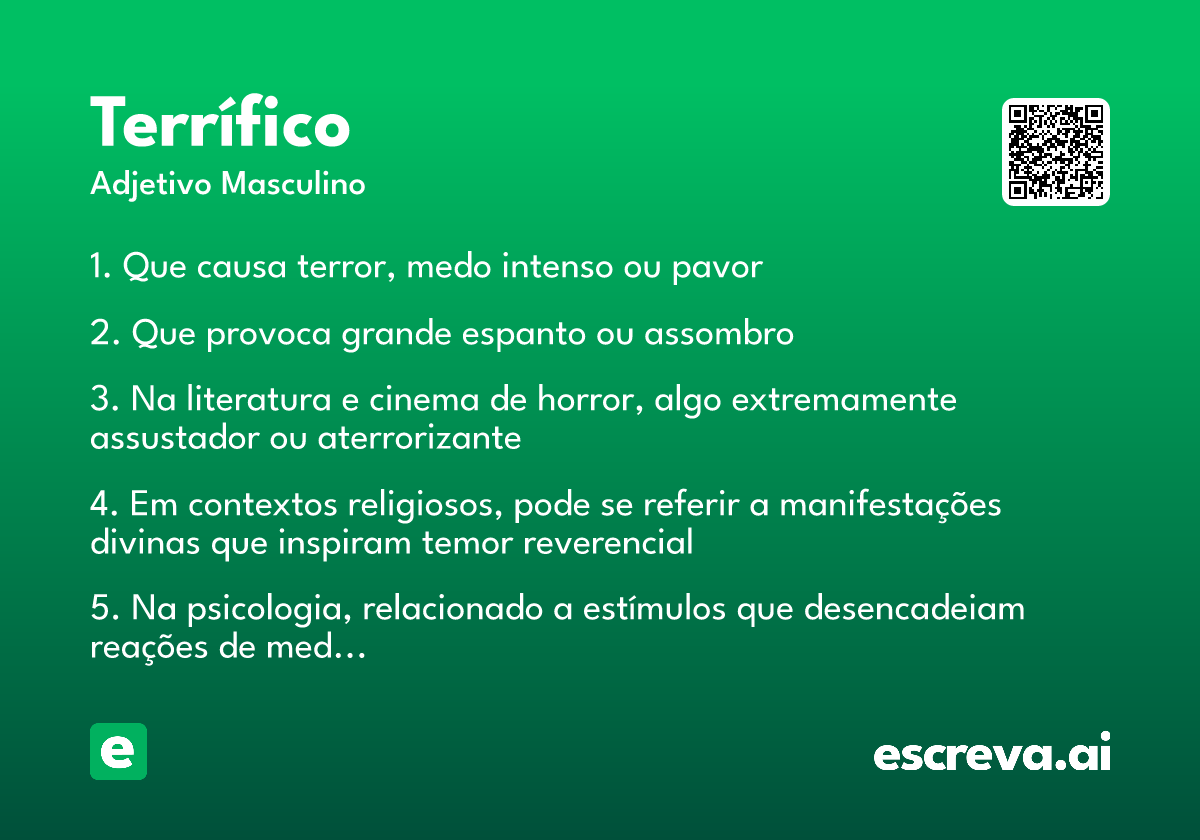 terrífico