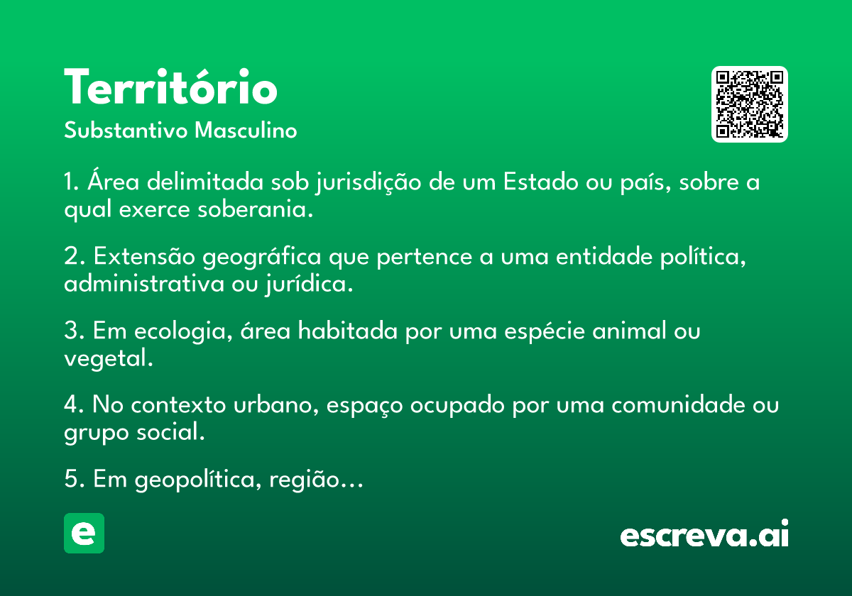 território
