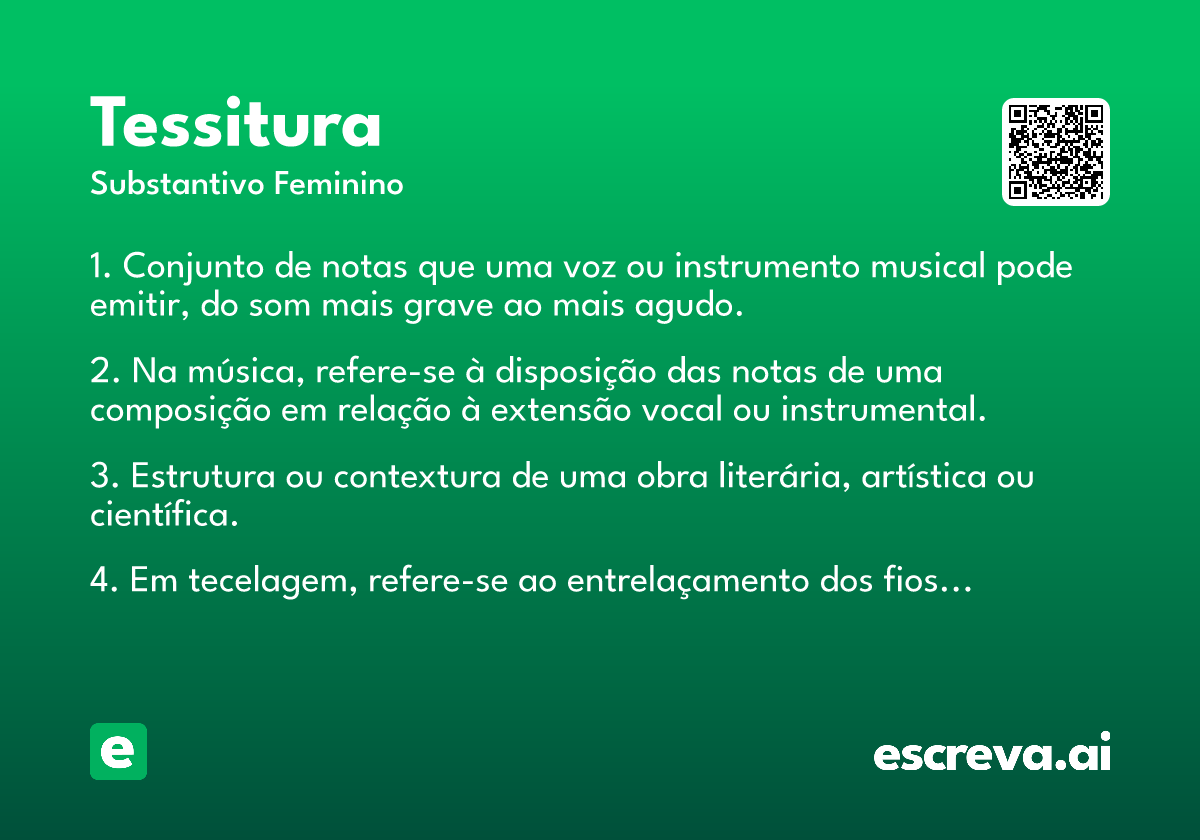 tessitura