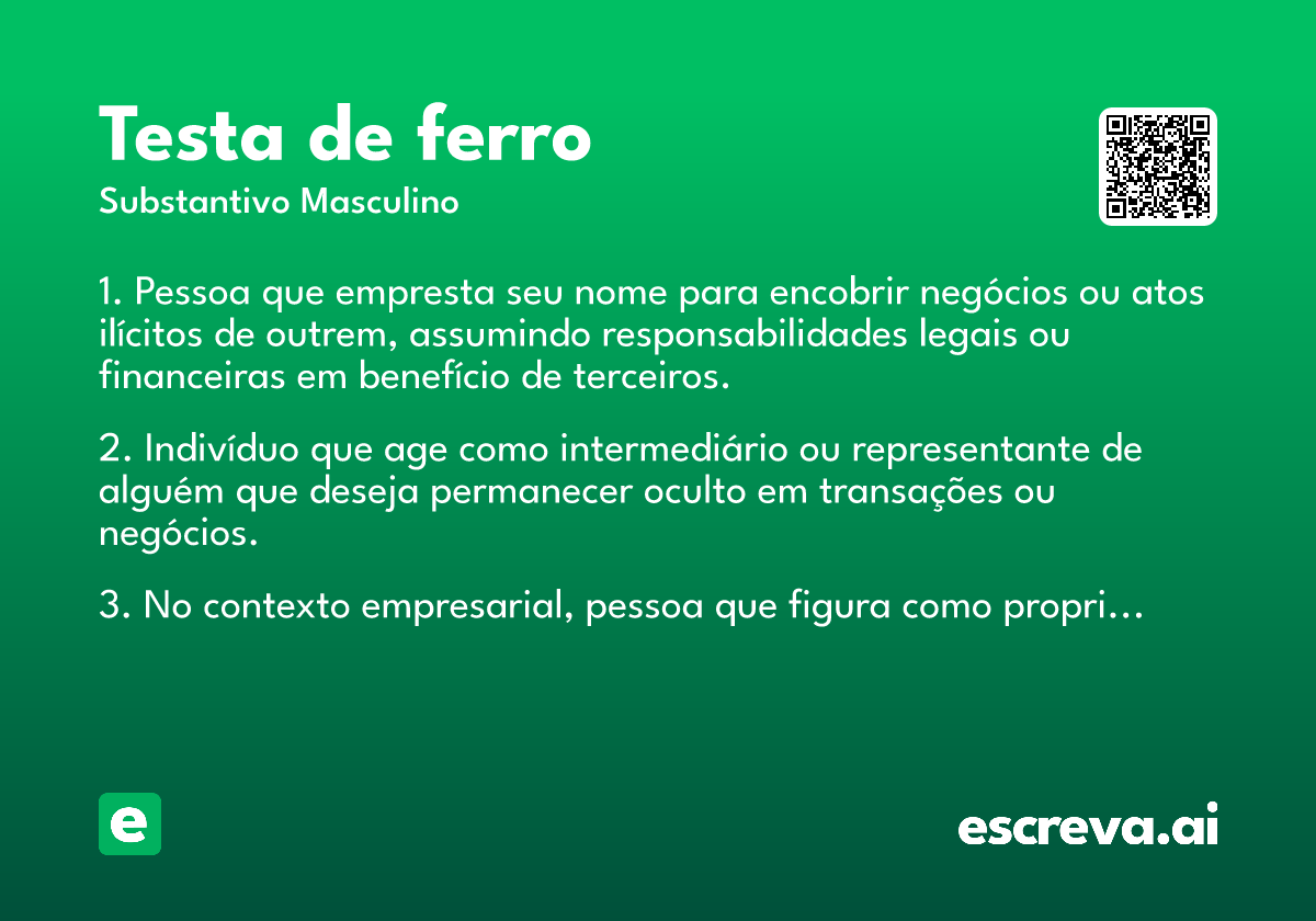 testa de ferro