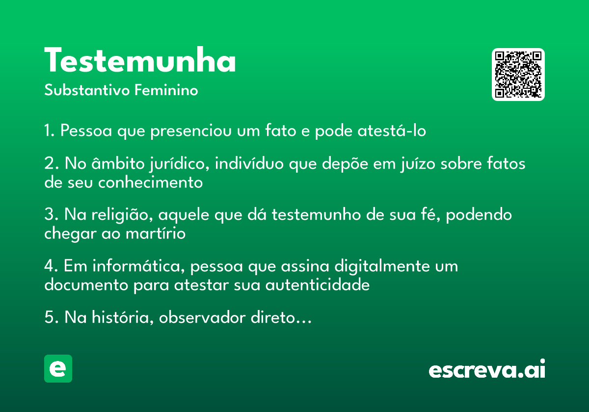 testemunha