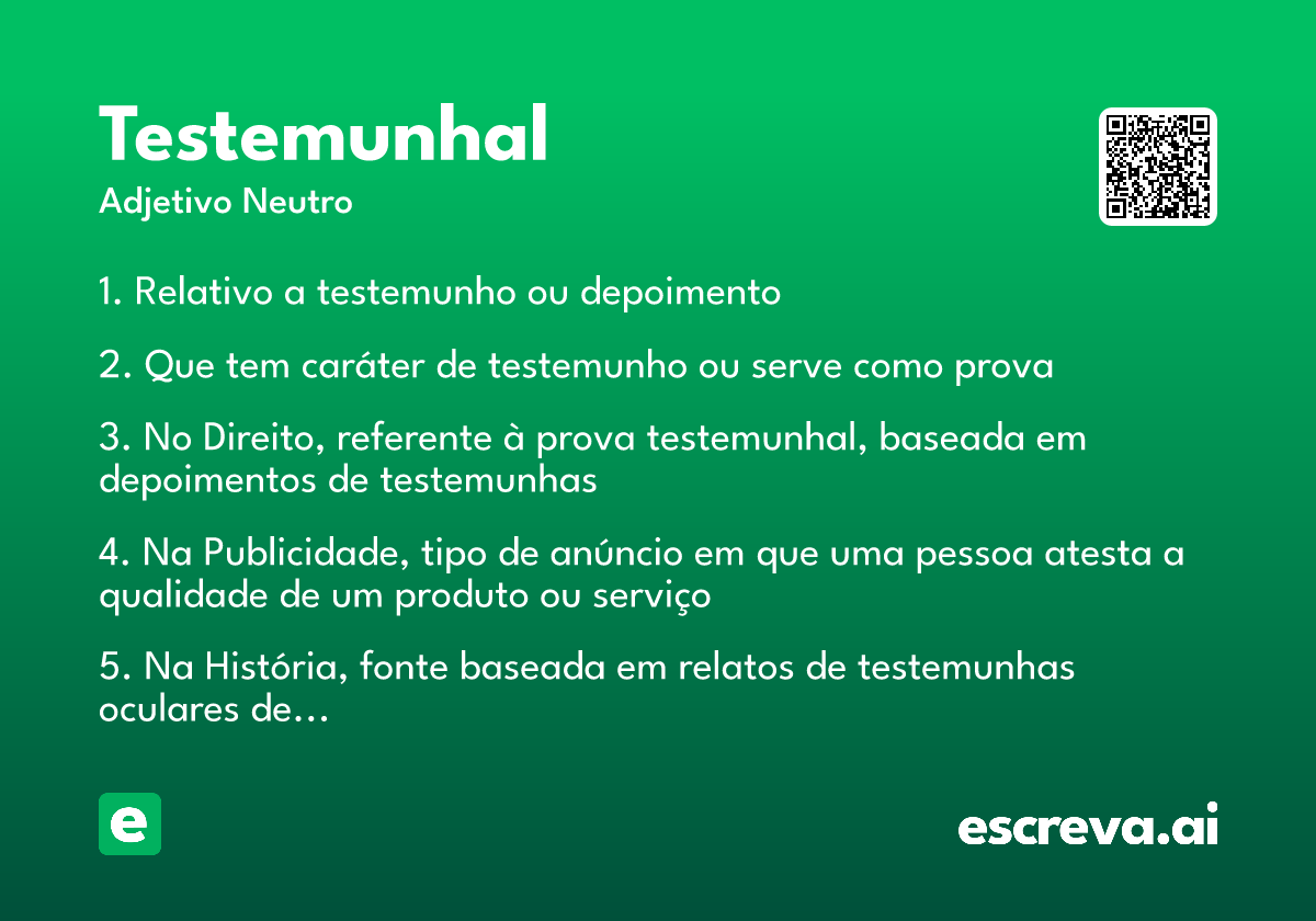 testemunhal