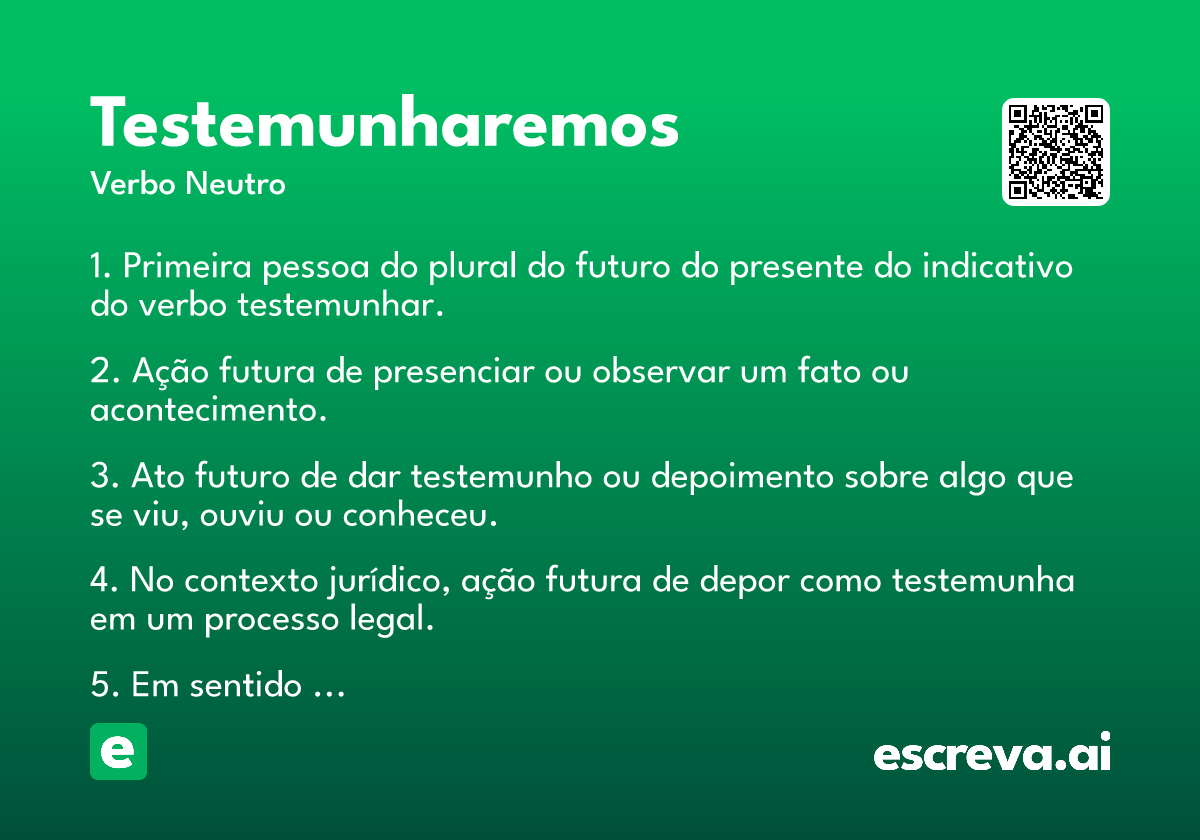 testemunharemos