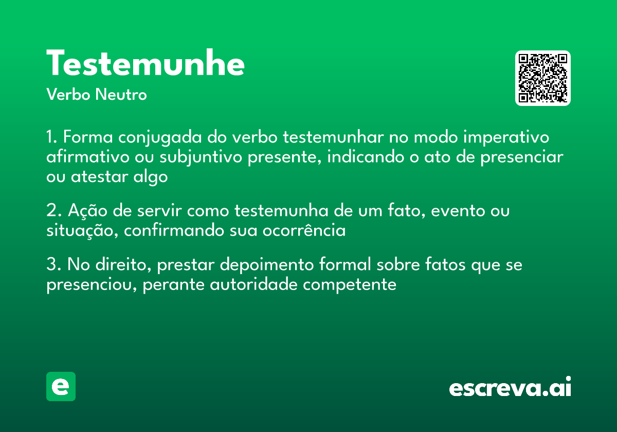 testemunhe