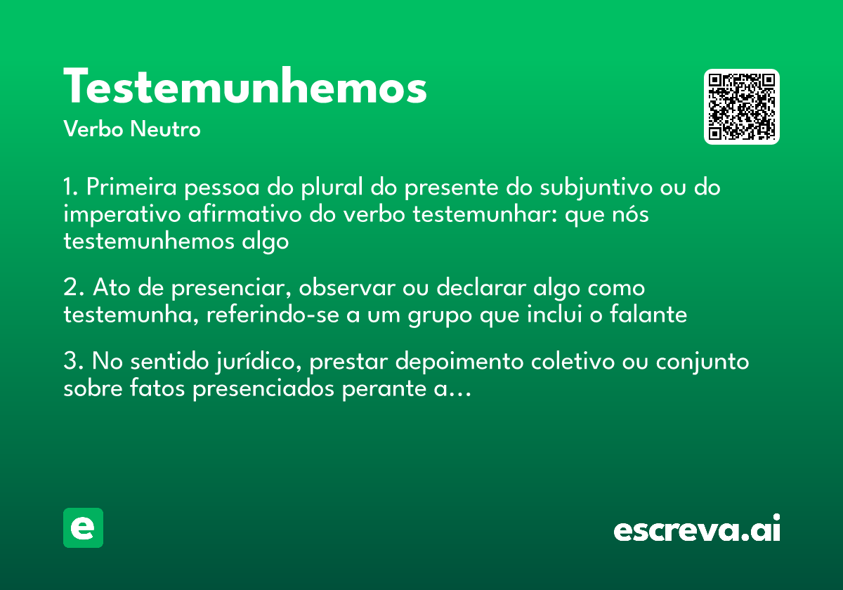 testemunhemos