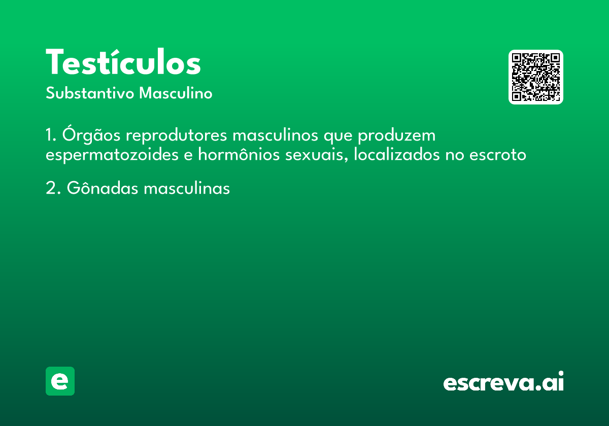 testículos