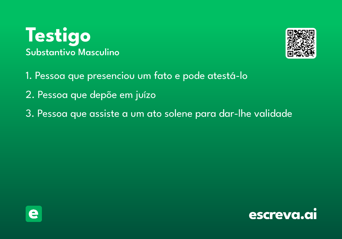 testigo