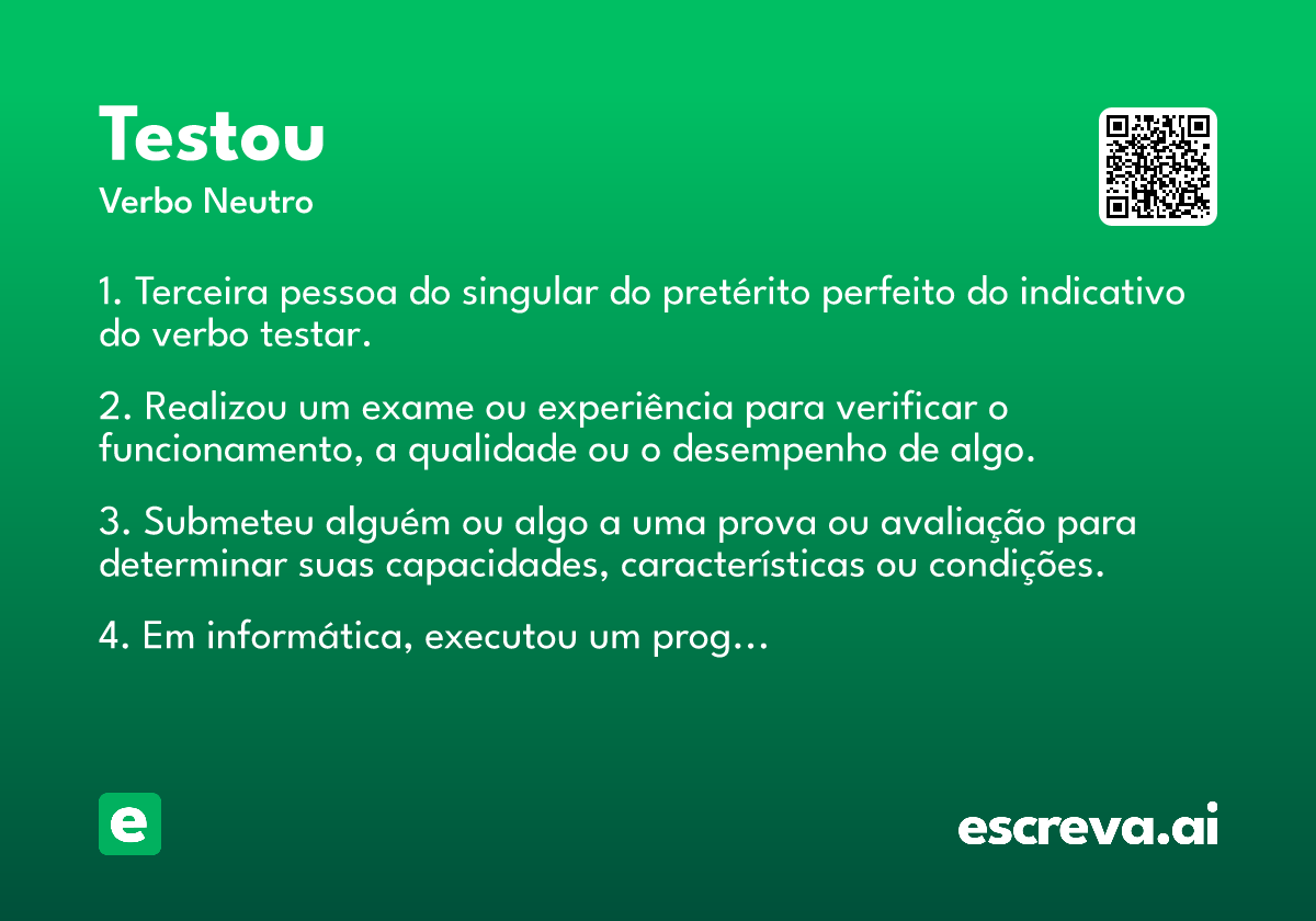 testou