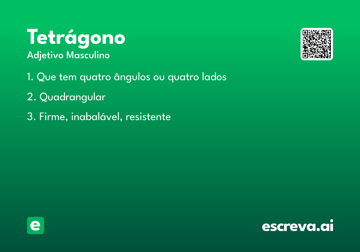 tetrágono