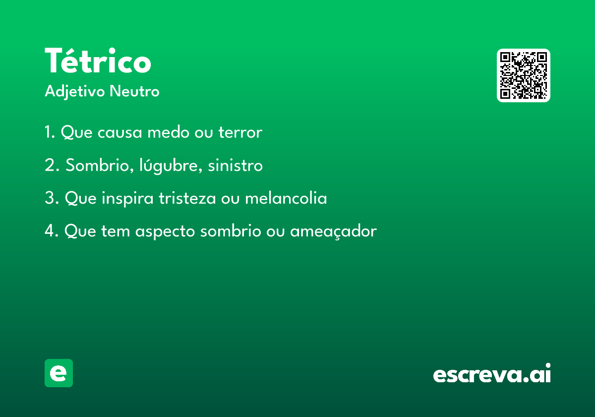 tétrico
