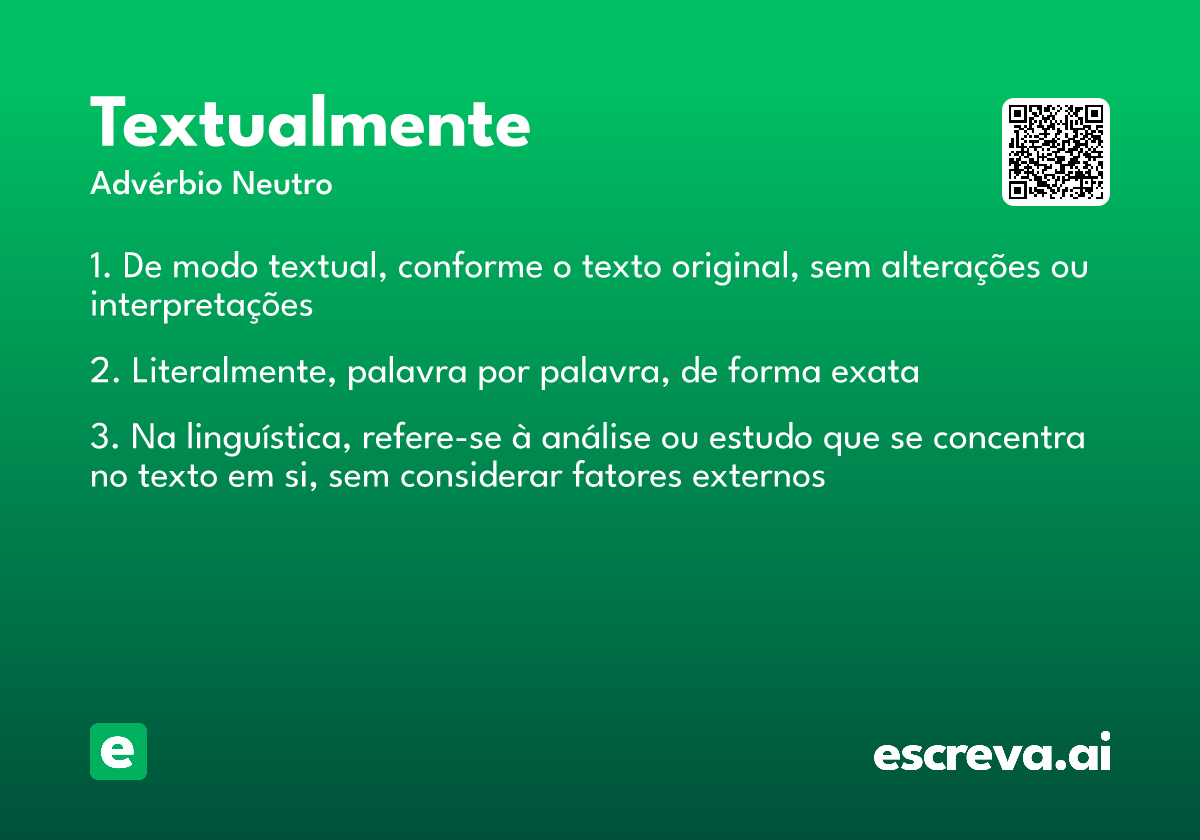 textualmente