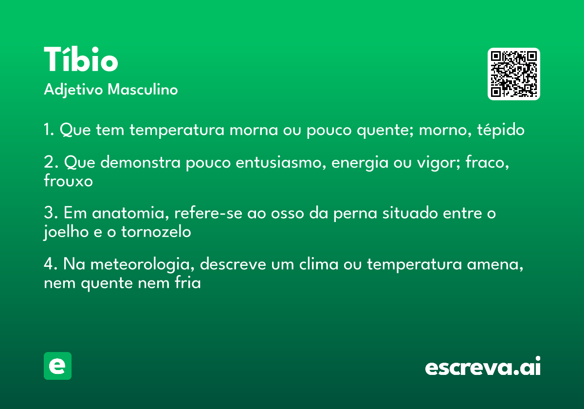 tíbio