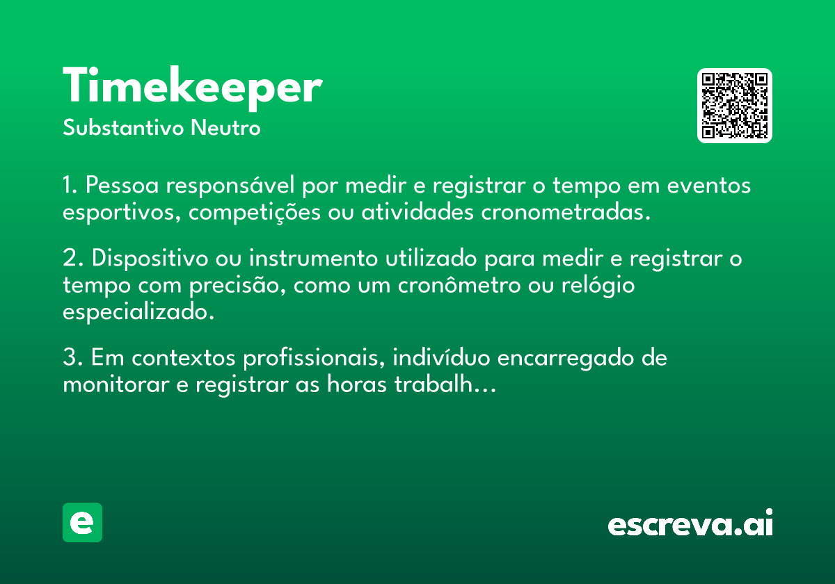 timekeeper