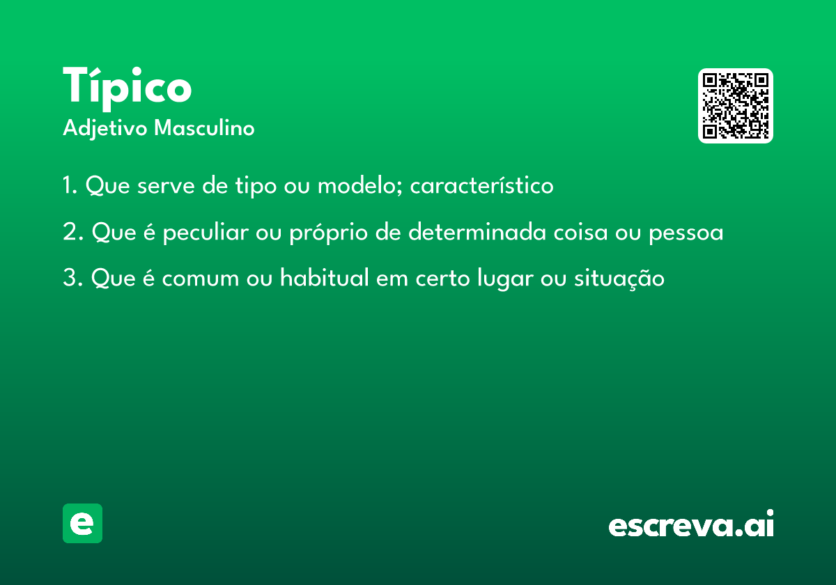 típico