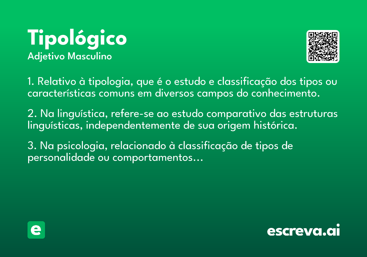 tipológico