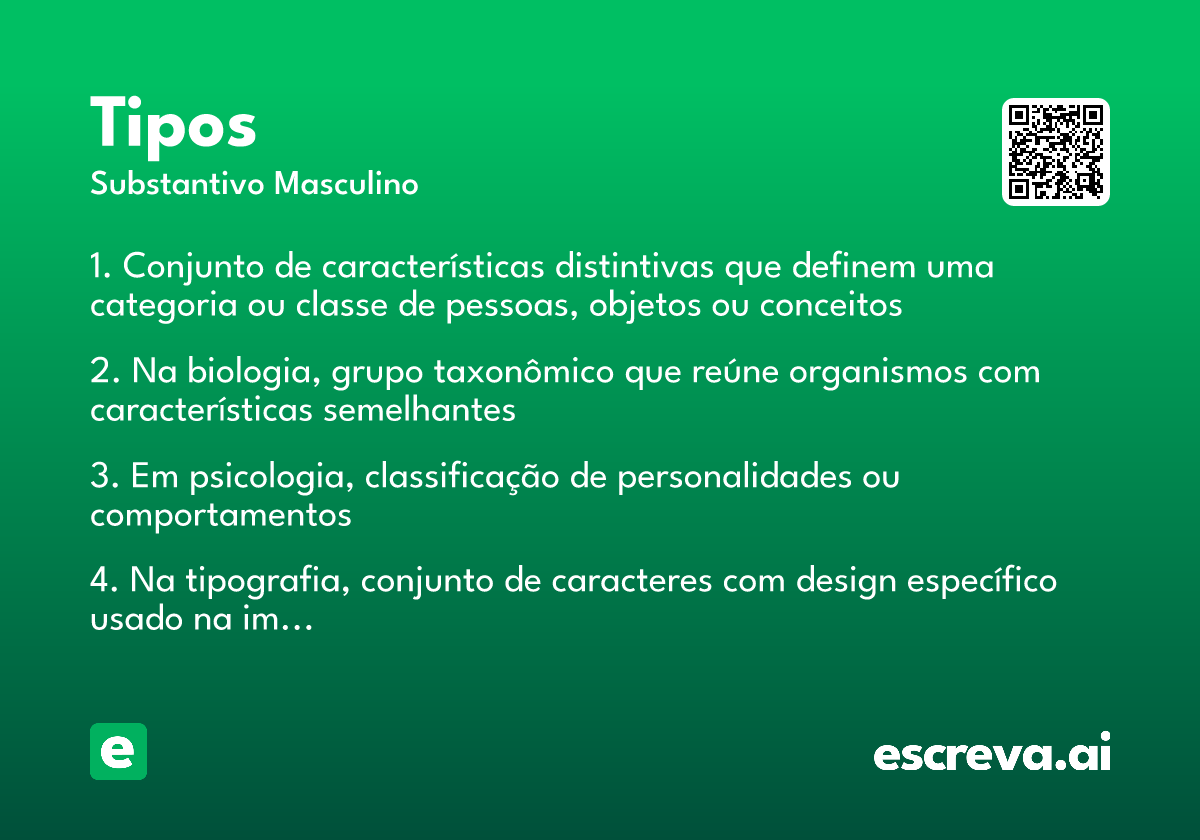 tipos