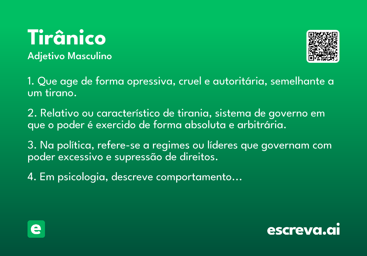 tirânico