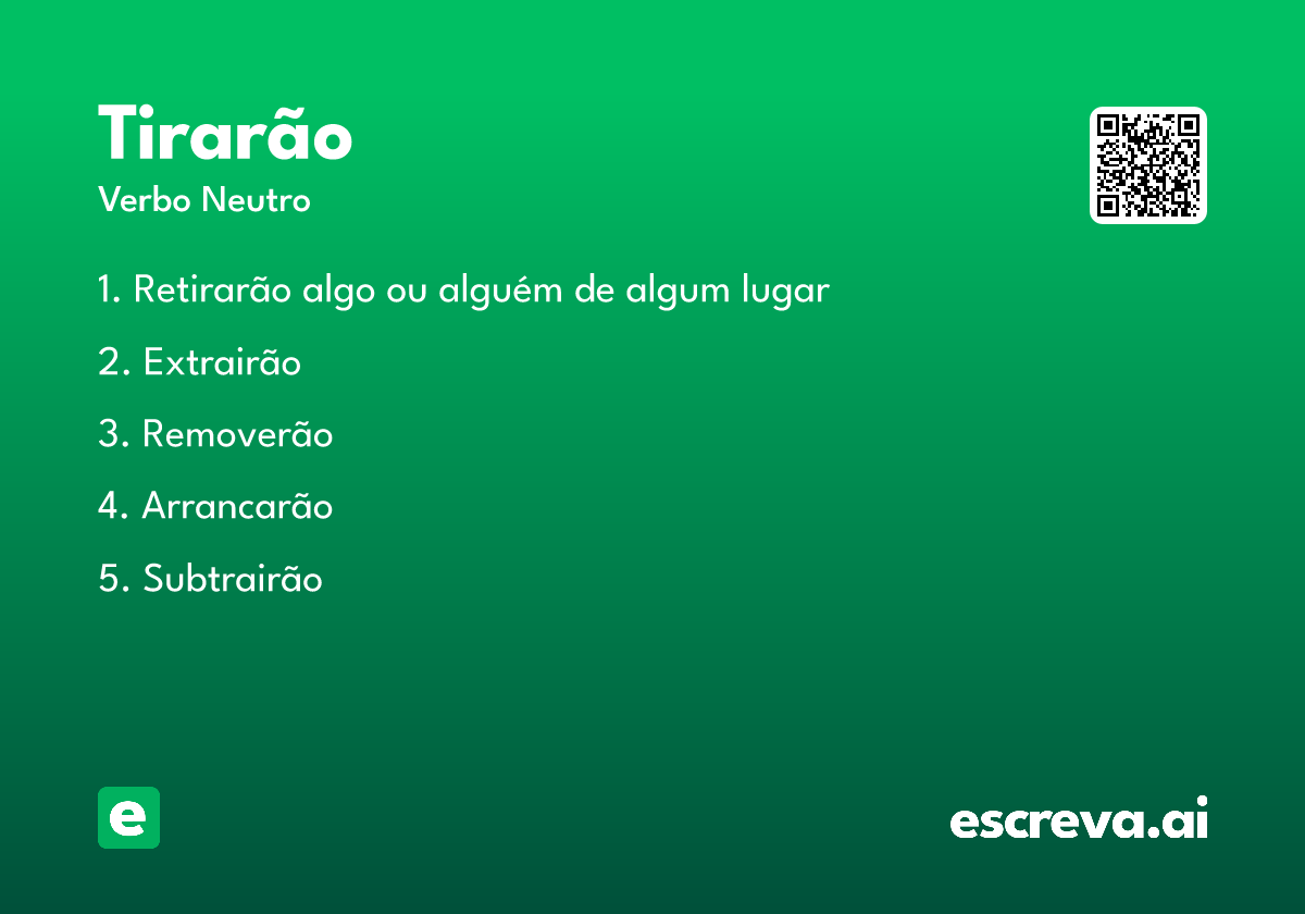 tirarão