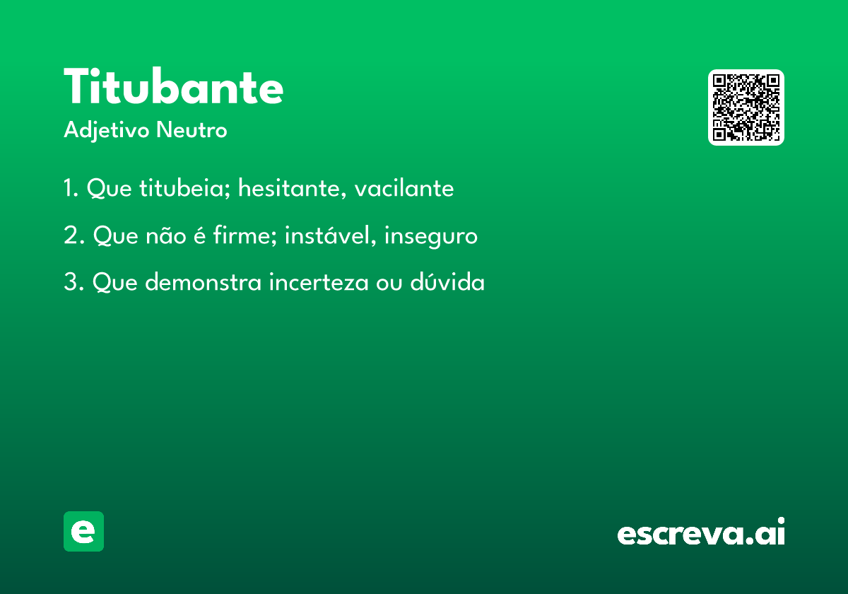 titubante