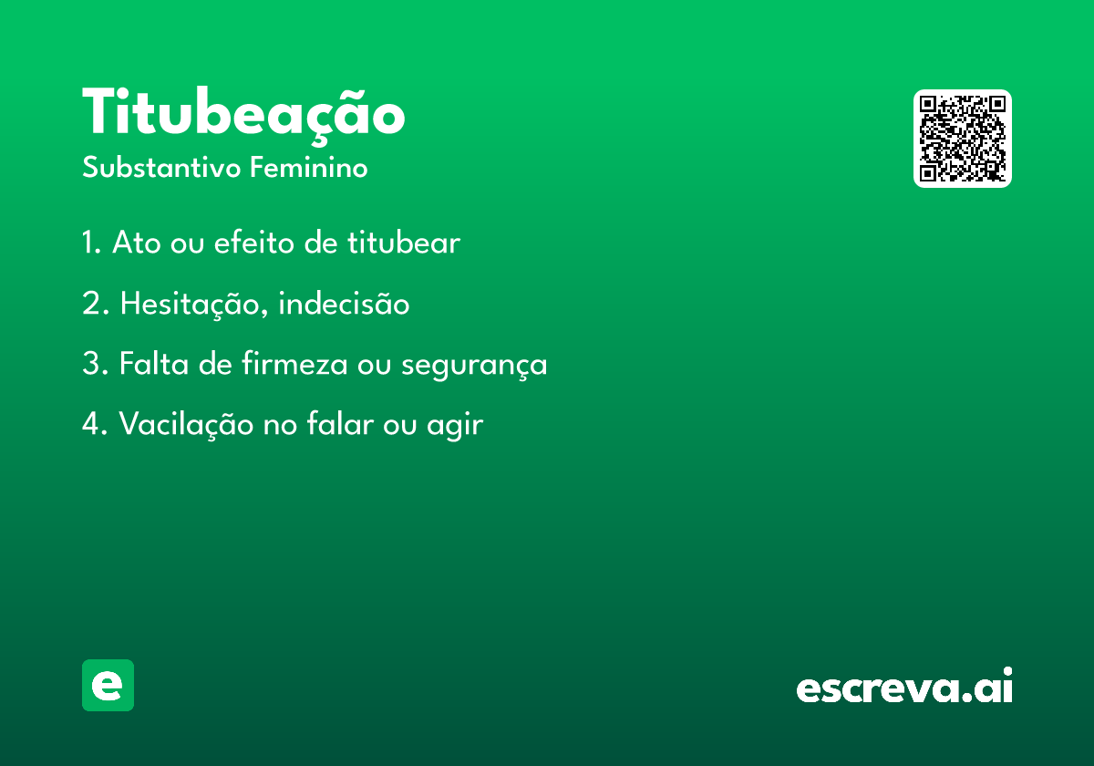 titubeação
