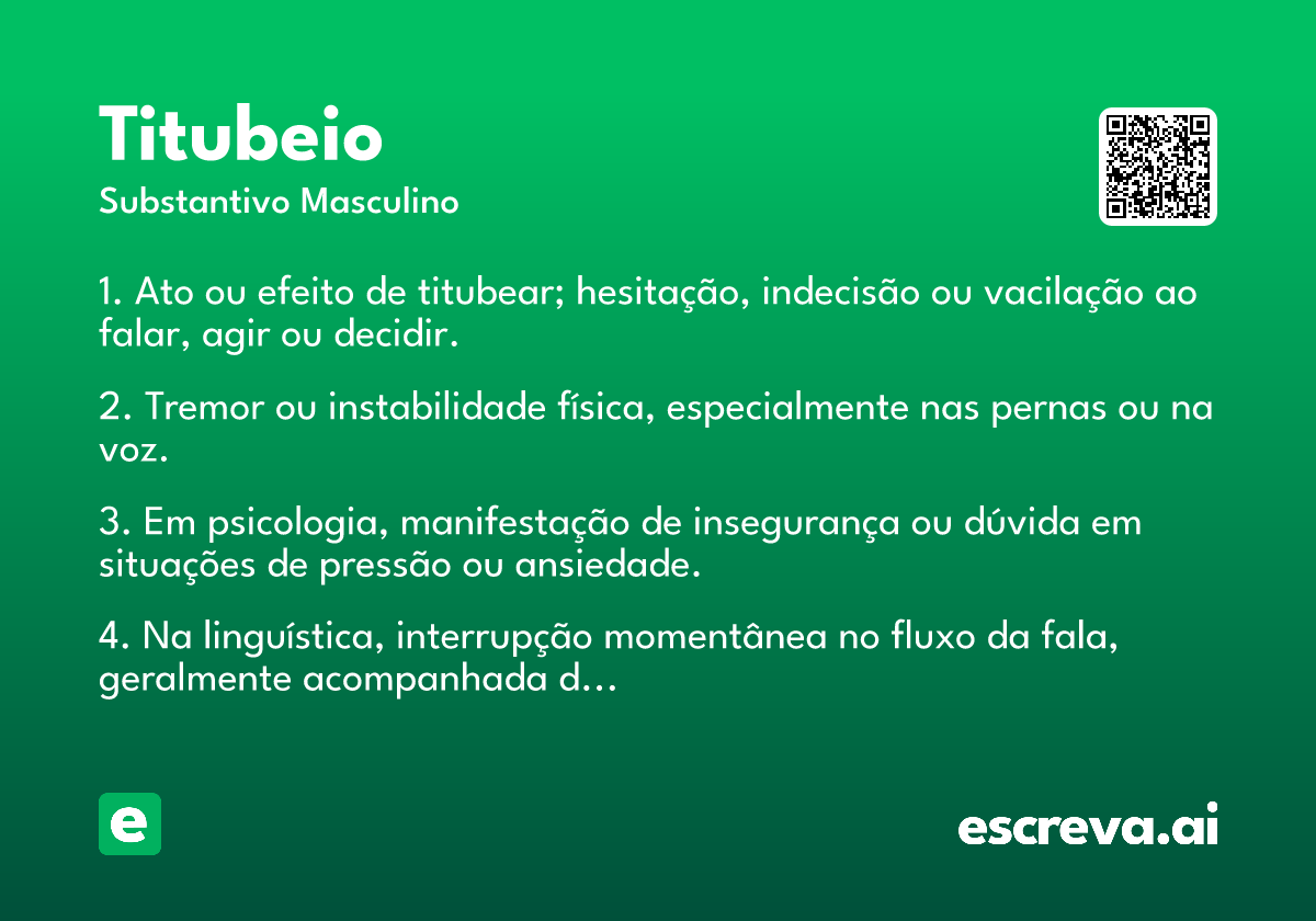 titubeio