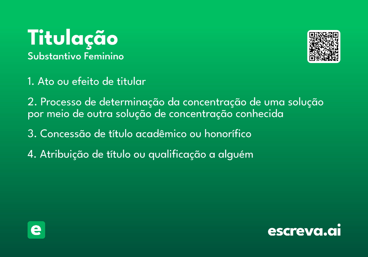 titulação