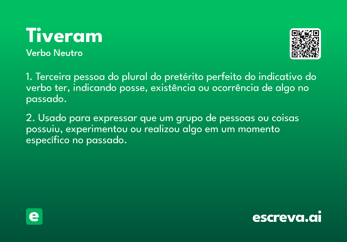 tiveram