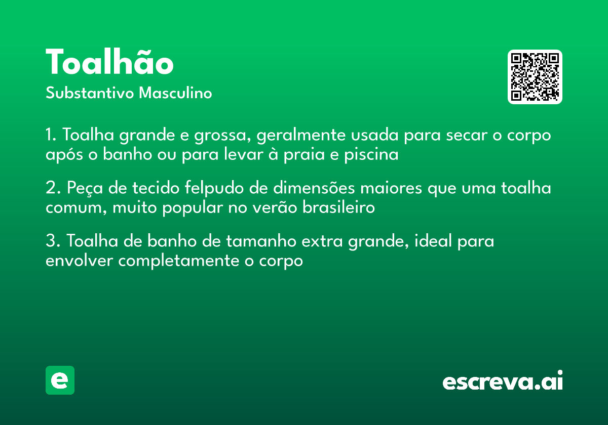 toalhão