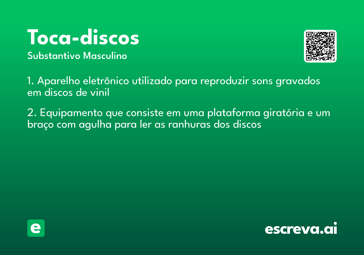 toca-discos