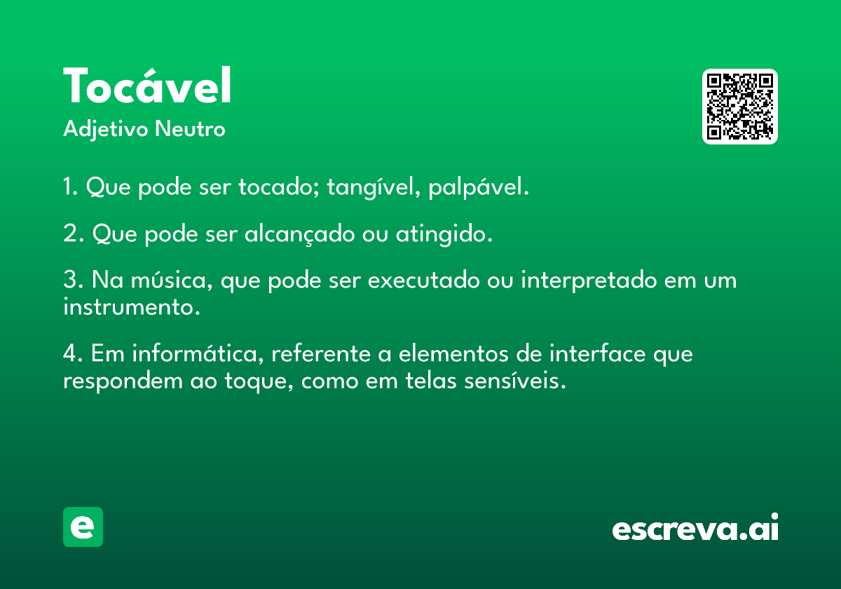 tocável