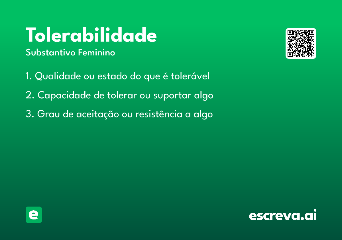 tolerabilidade