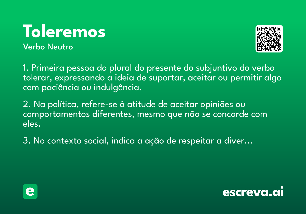 toleremos
