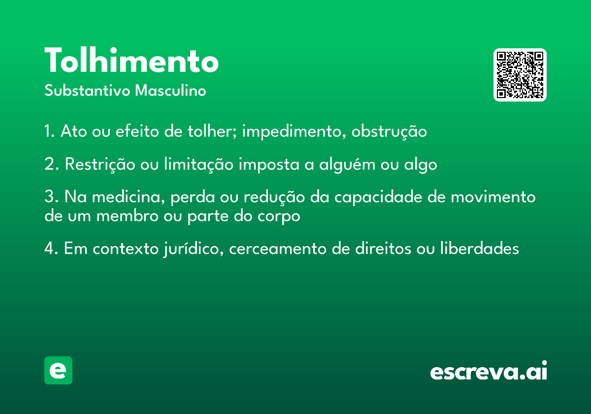 tolhimento