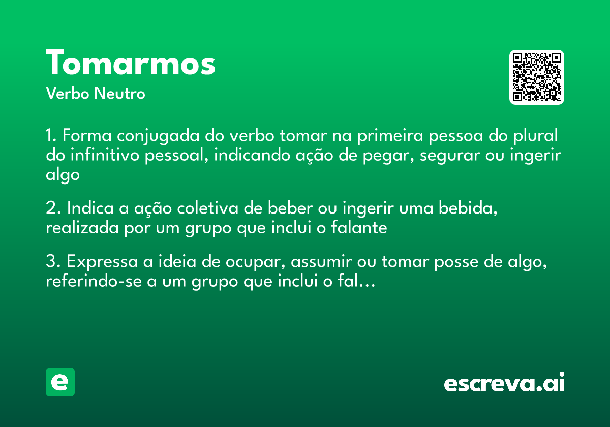 tomarmos