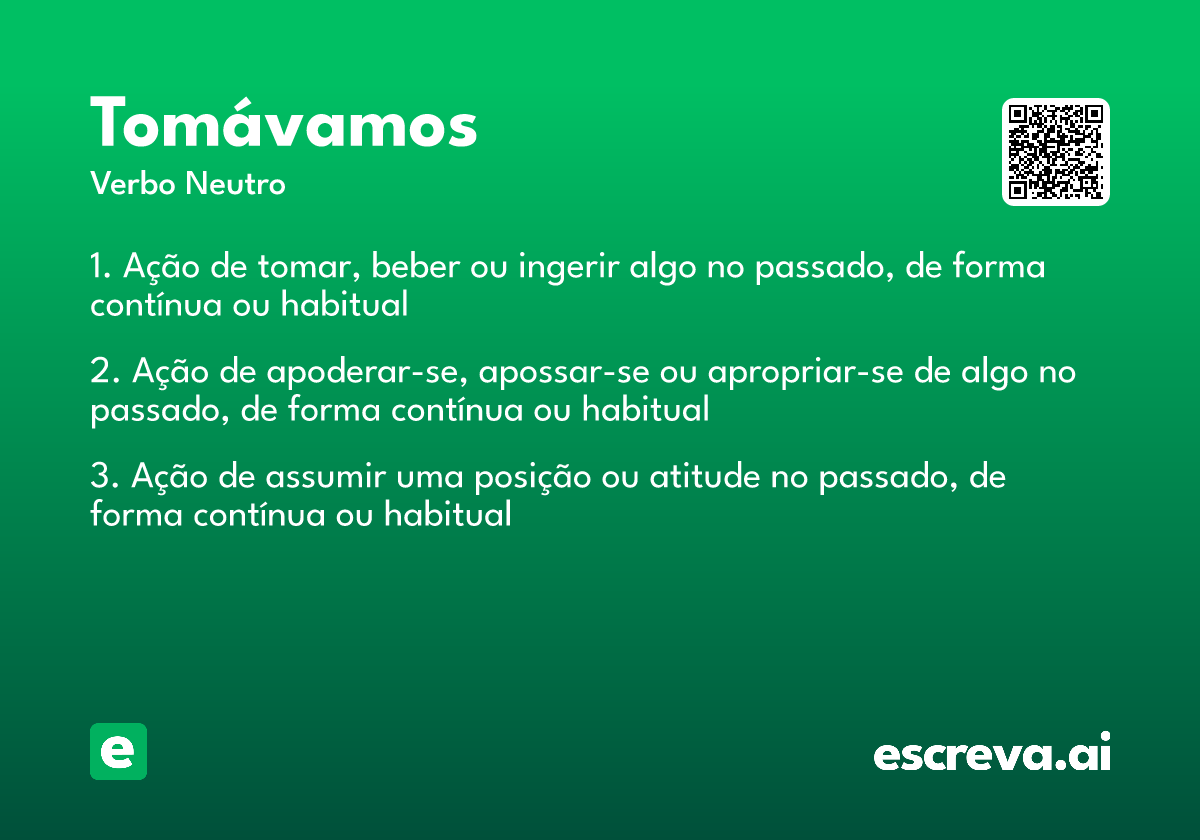 tomávamos