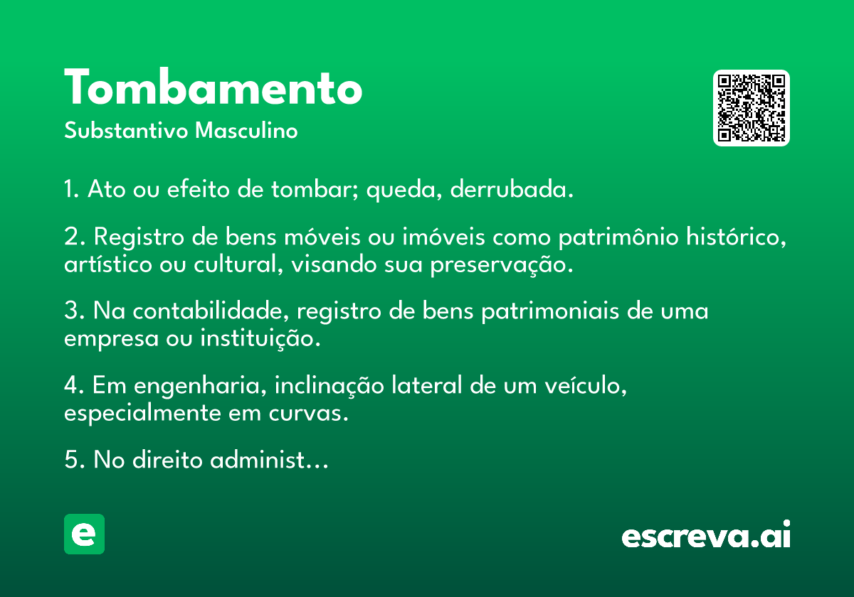 tombamento
