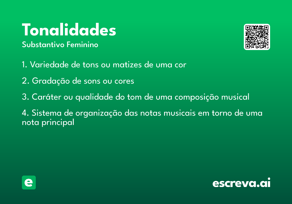 tonalidades