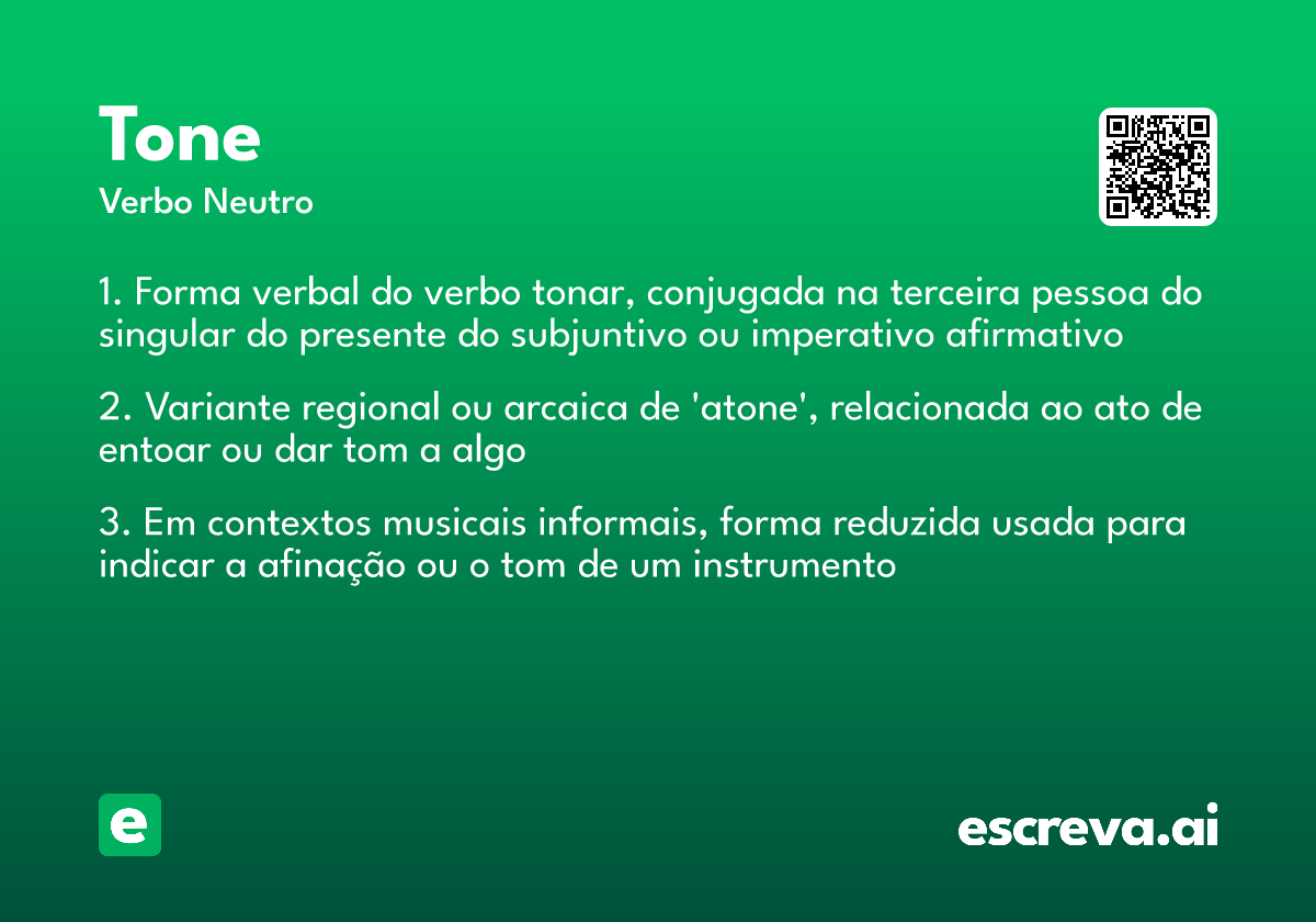 tone