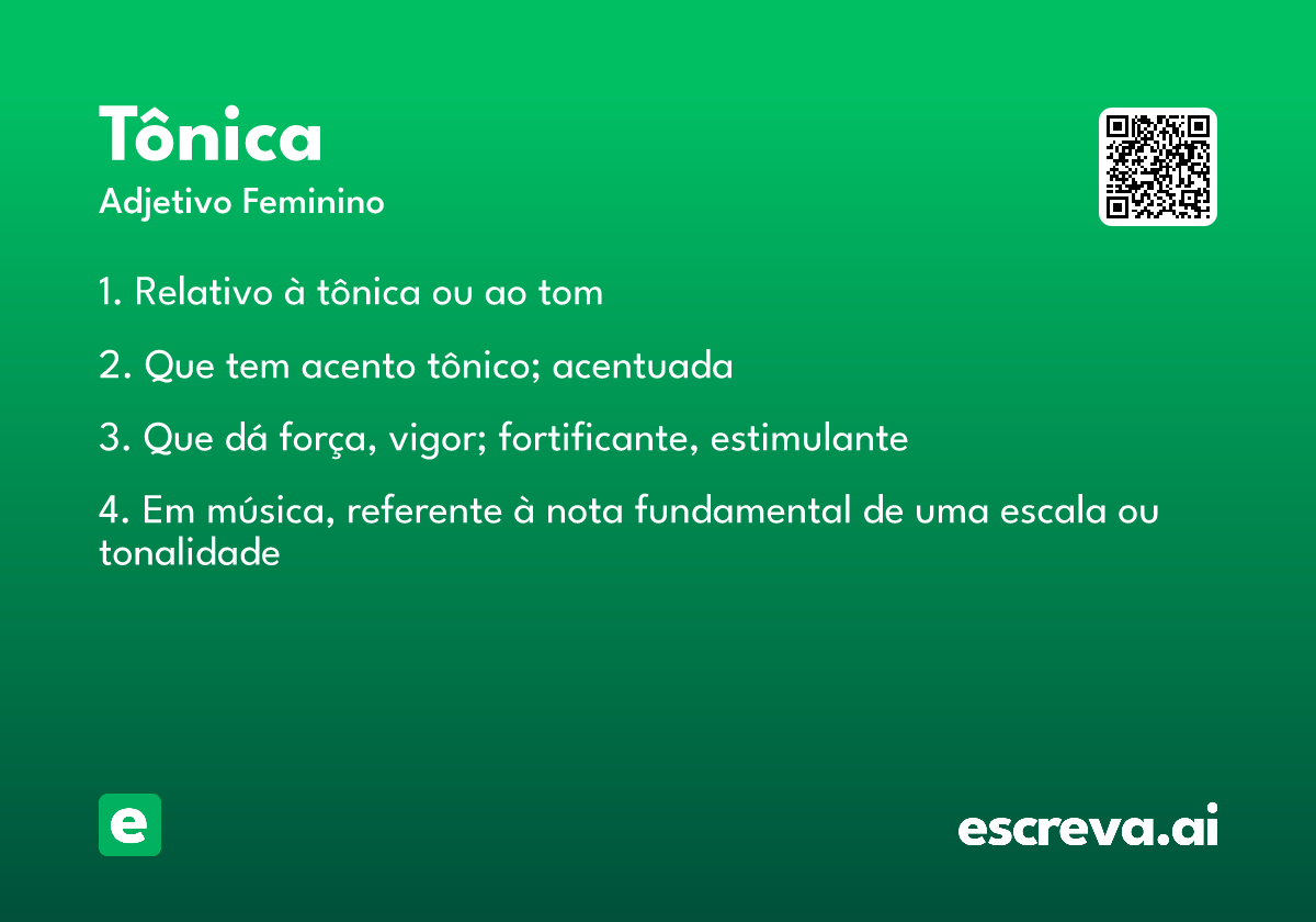 tônica