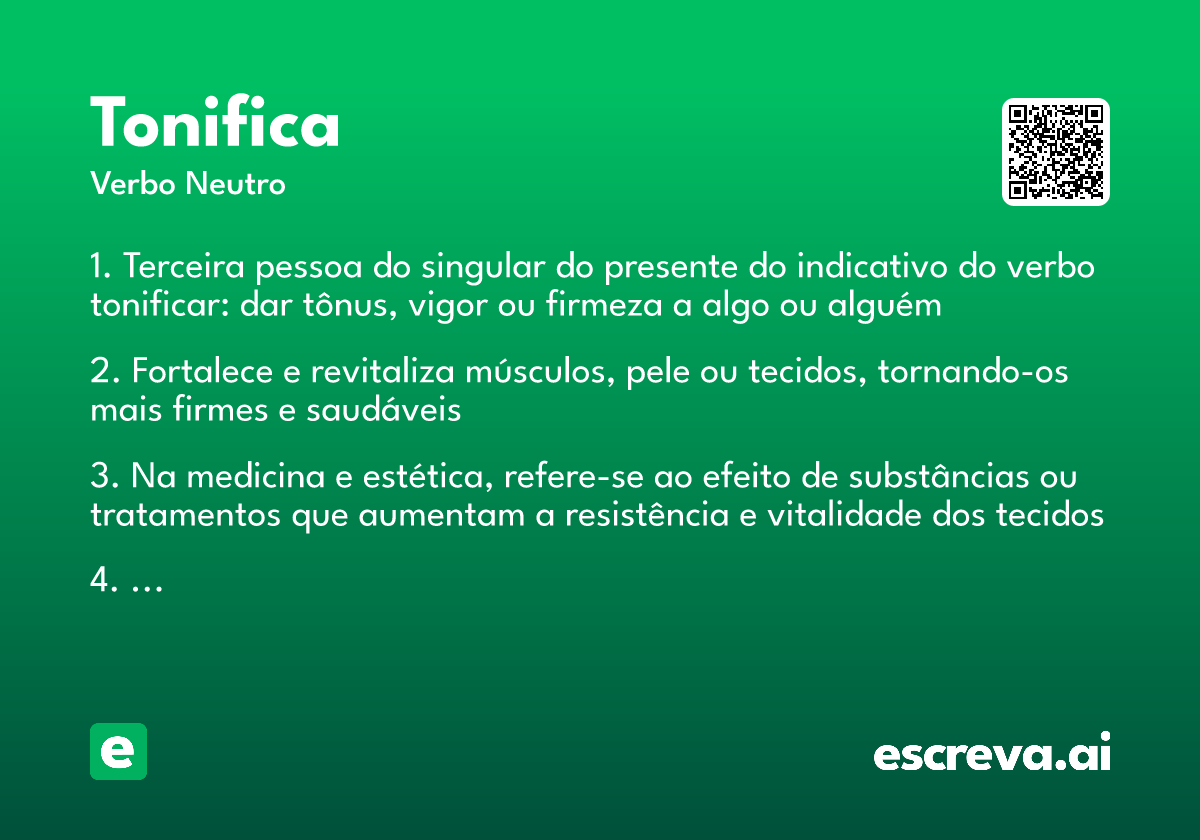 tonifica
