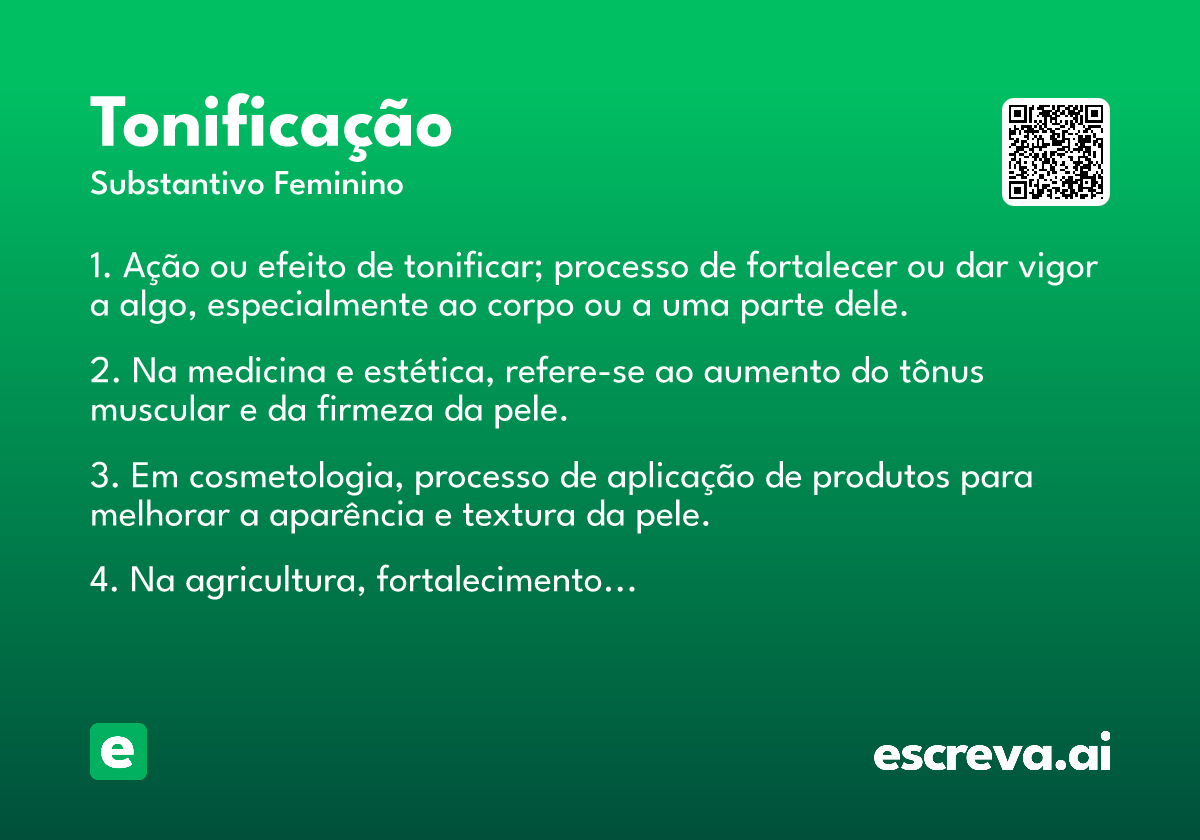 tonificação