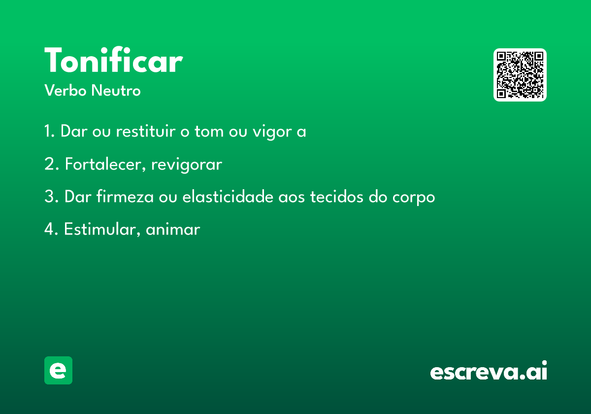 tonificar