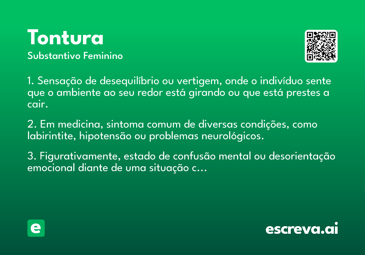 tontura