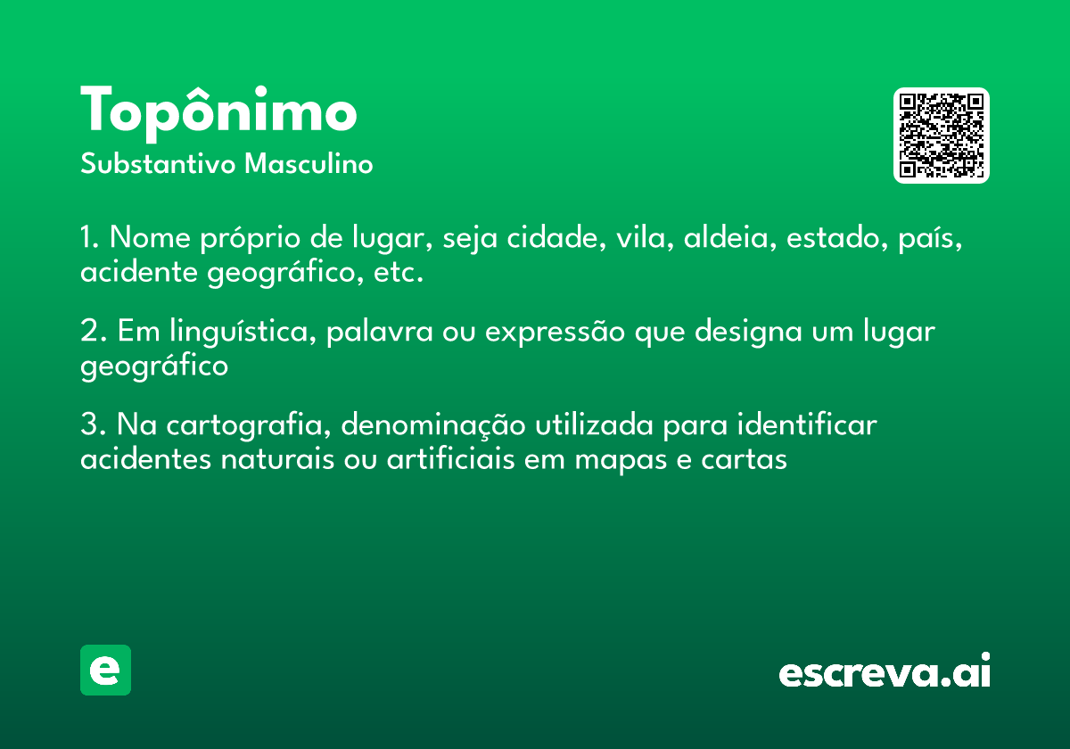 topônimo